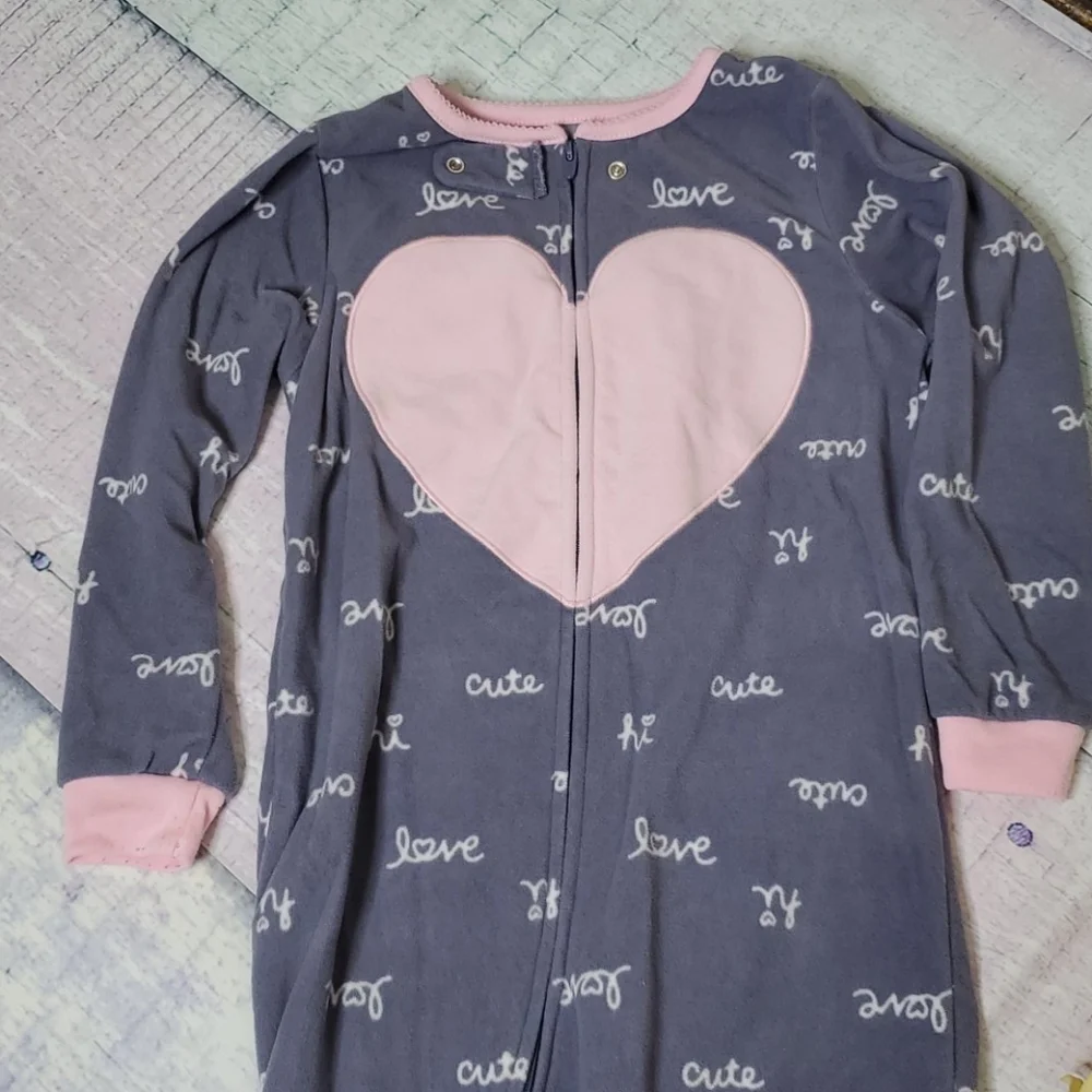 Kid's Carter's Heart Blanket Sleeper